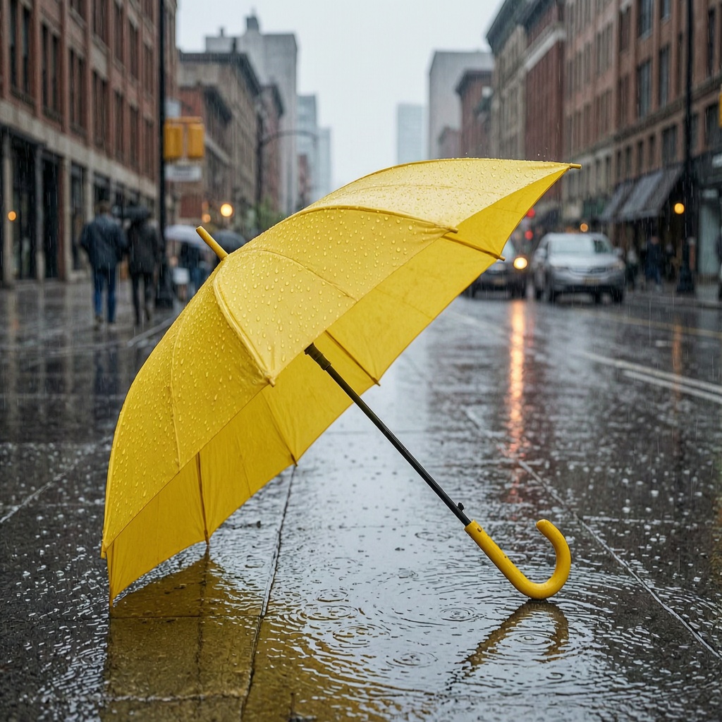 Rain, downtown, an Imagera showcase piece