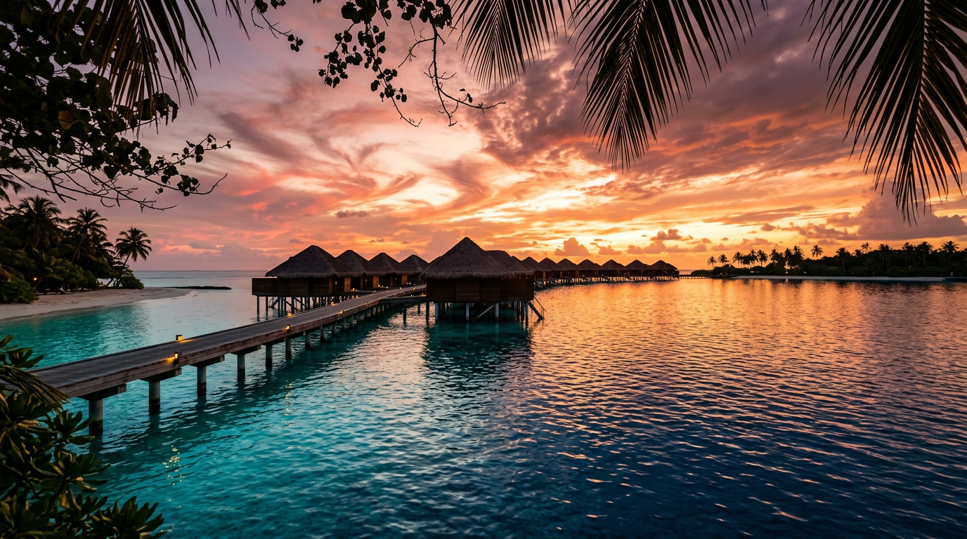 Last light, Malé, an Imagera showcase piece
